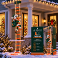 MHC Animated Climbing Ladder Christmas Decoration BMD