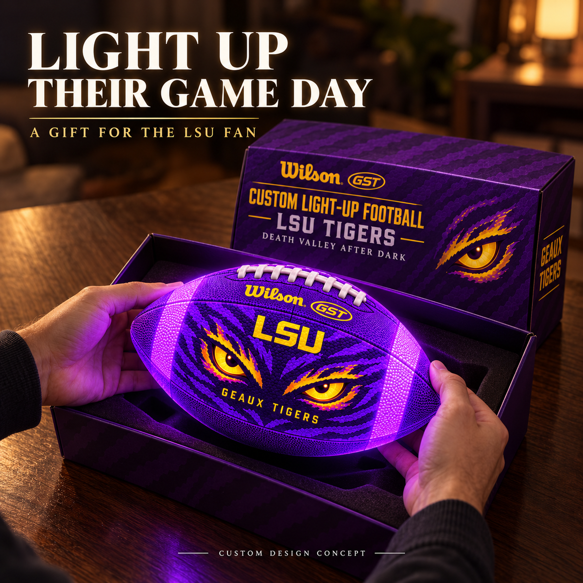 LUF Premium Light-Up Football NHVH