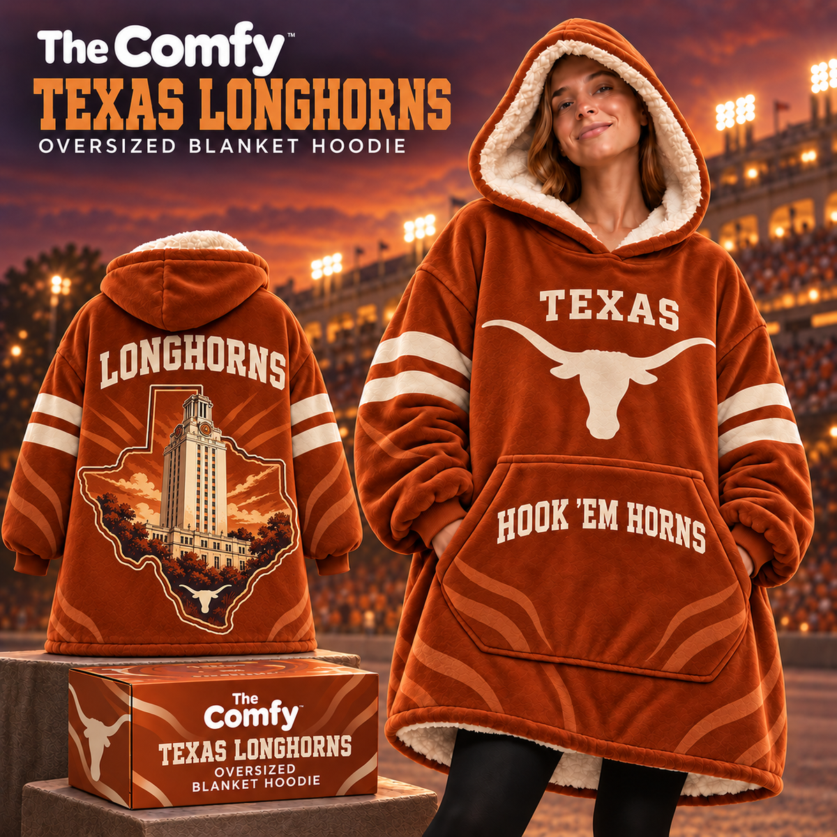 Premium TLH Oversized Blanket Hoodie NHVH