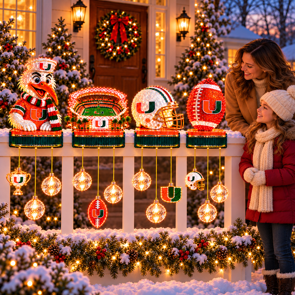 Premium MHC Outdoor Christmas Railing Ligh TTMH