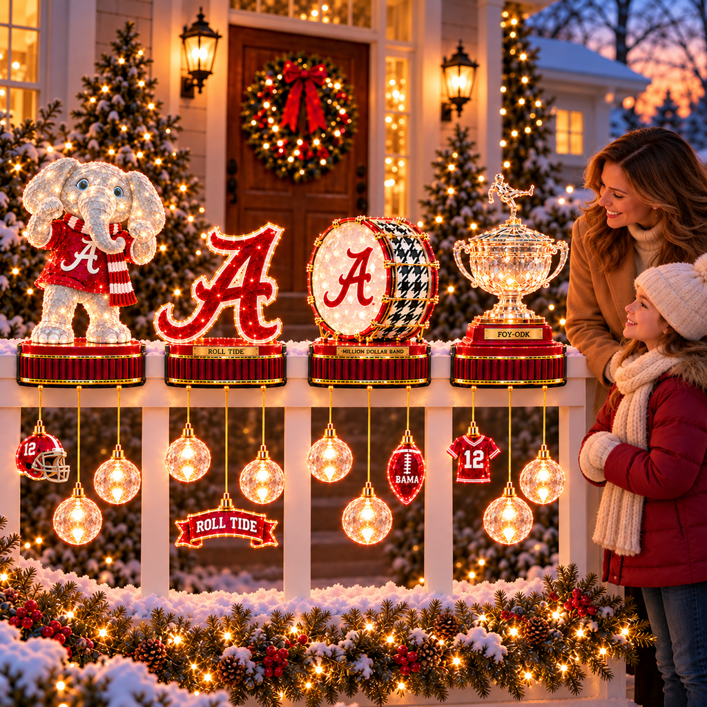 Premium ACT Outdoor Christmas Railing Ligh TTMH