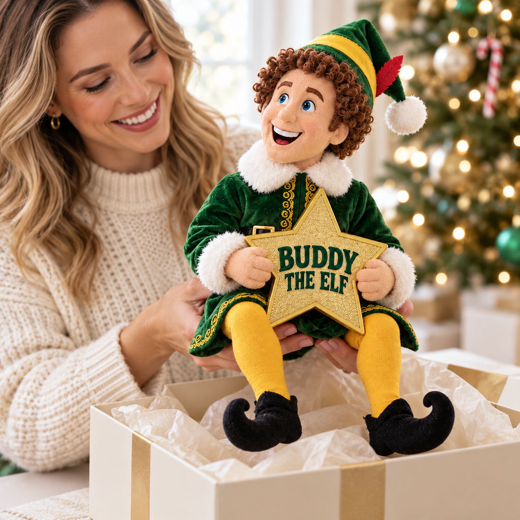 ELF ILLUMINATED CHRISTMAS TREE TOPPER HQH