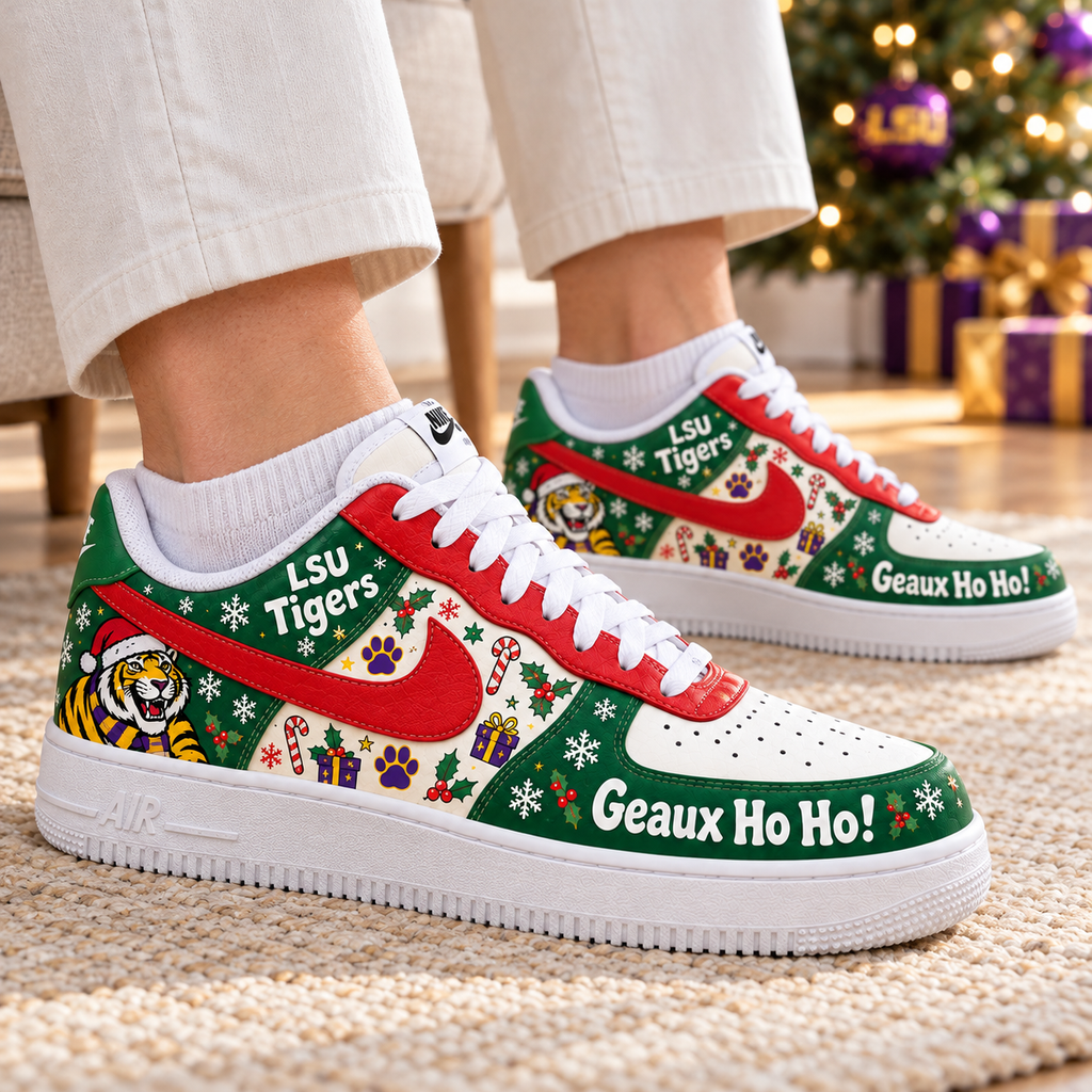 LSU Premium Christmas Low-Top Sneaker PTKL