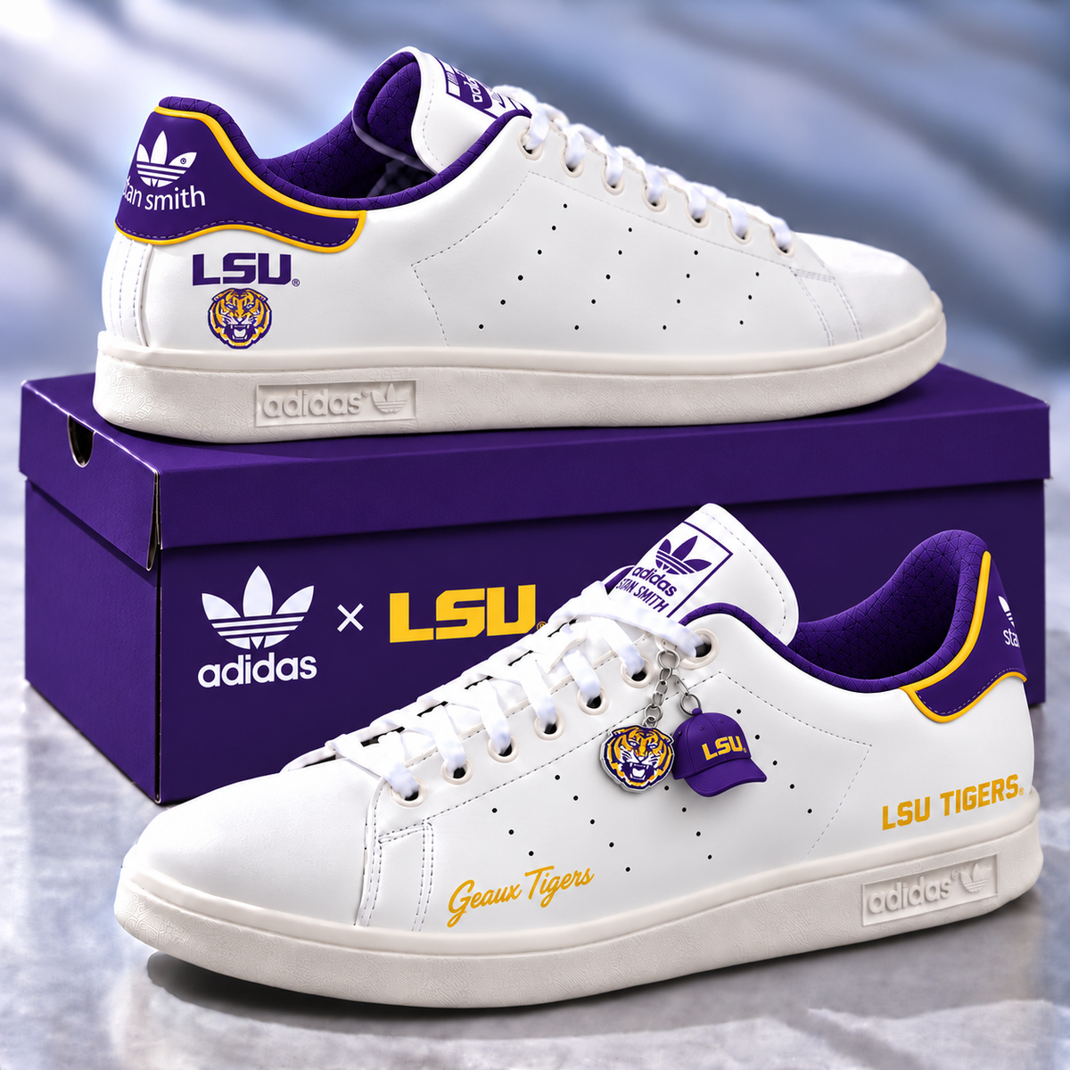 LSU Premium Custom Low-Top Sneakers PNPA