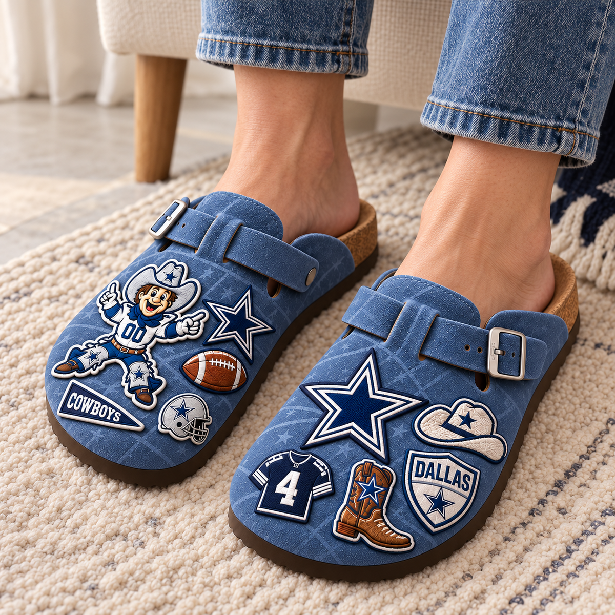 PREMIUM DLCB MINK SUEDE CLOGS NPL