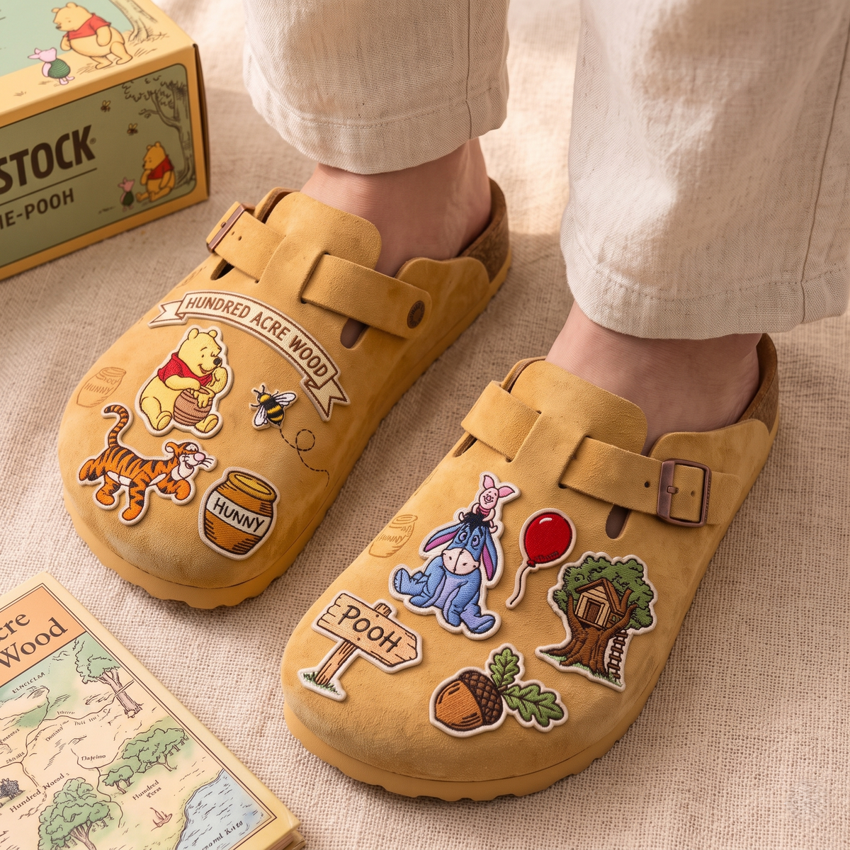 PREMIUM WTP MINK SUEDE CLOGS NPL