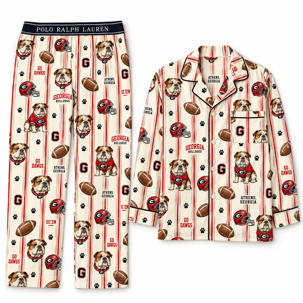 Premium GGBD Women's Printed Button-Up Pajama Set HTTT