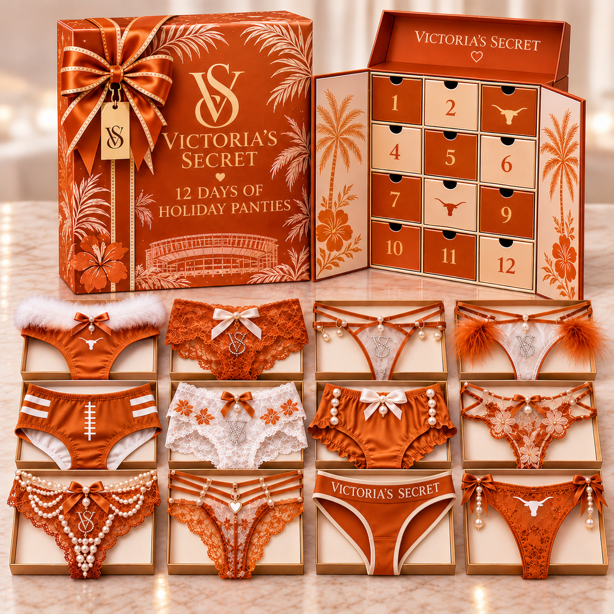 TLS 12 Days of Holiday Panties Advent Calendar BMD