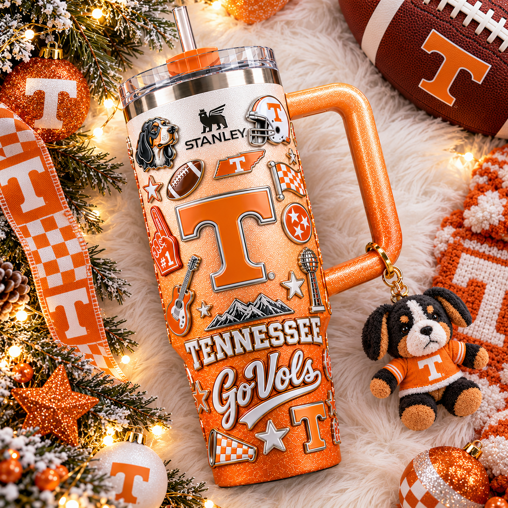 TVF 40oz 3D Embossed Glitter Tumbler Collector Edition TTNL