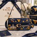 West Virginia Mountaineers Coach Shoulder Cross With Charm