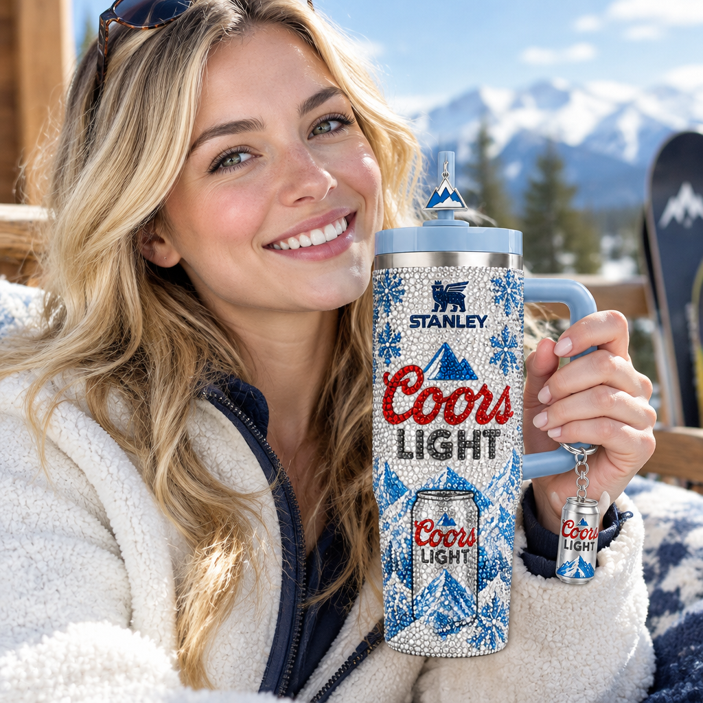 Coors Light 40oz Tumbler With Handle TTNL