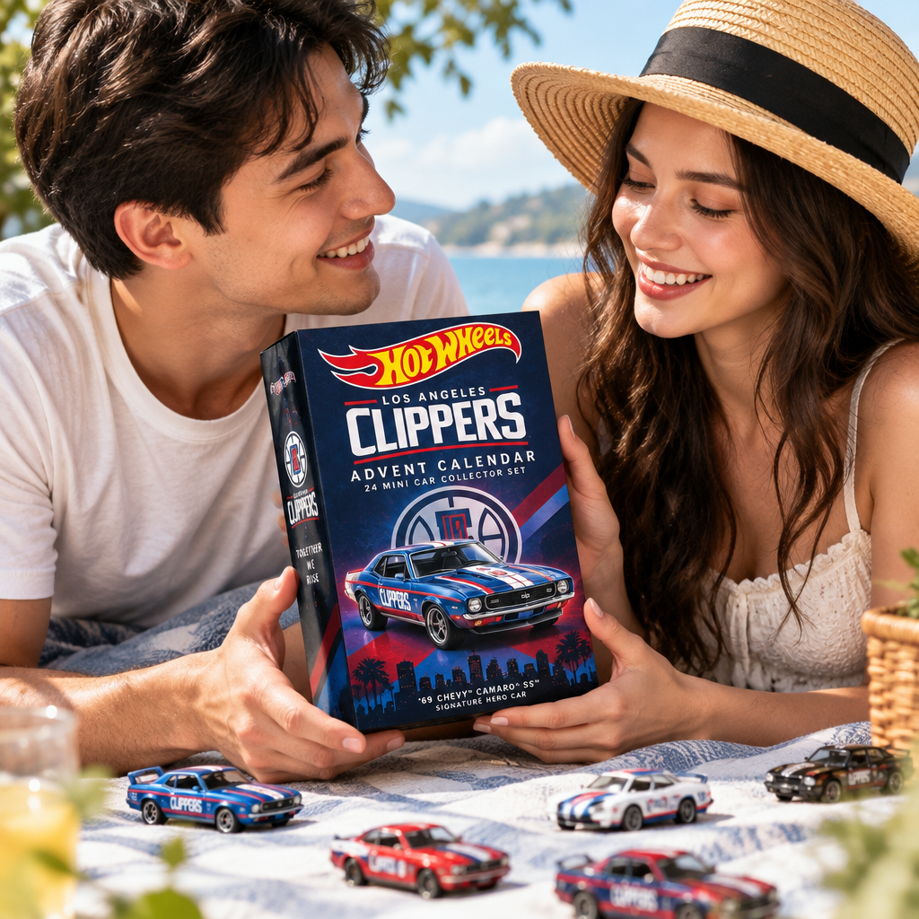 Los Angeles Clippers Premium Mini Car Advent Calendar