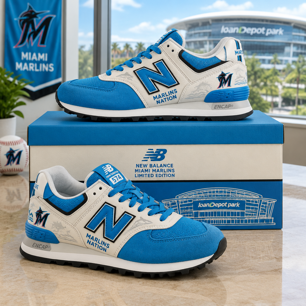 Miami Marlins NB 574 SNEAKER