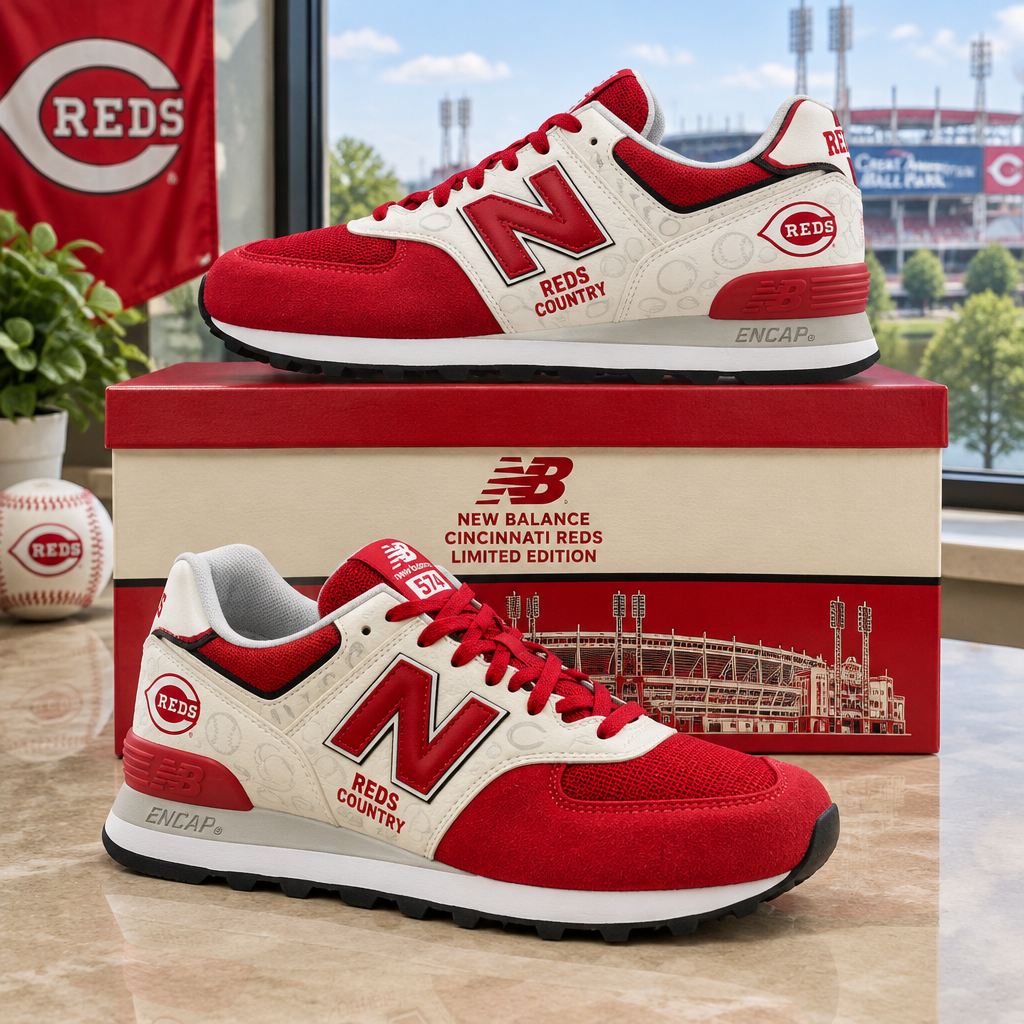 Cincinnati Reds NB 574 SNEAKER