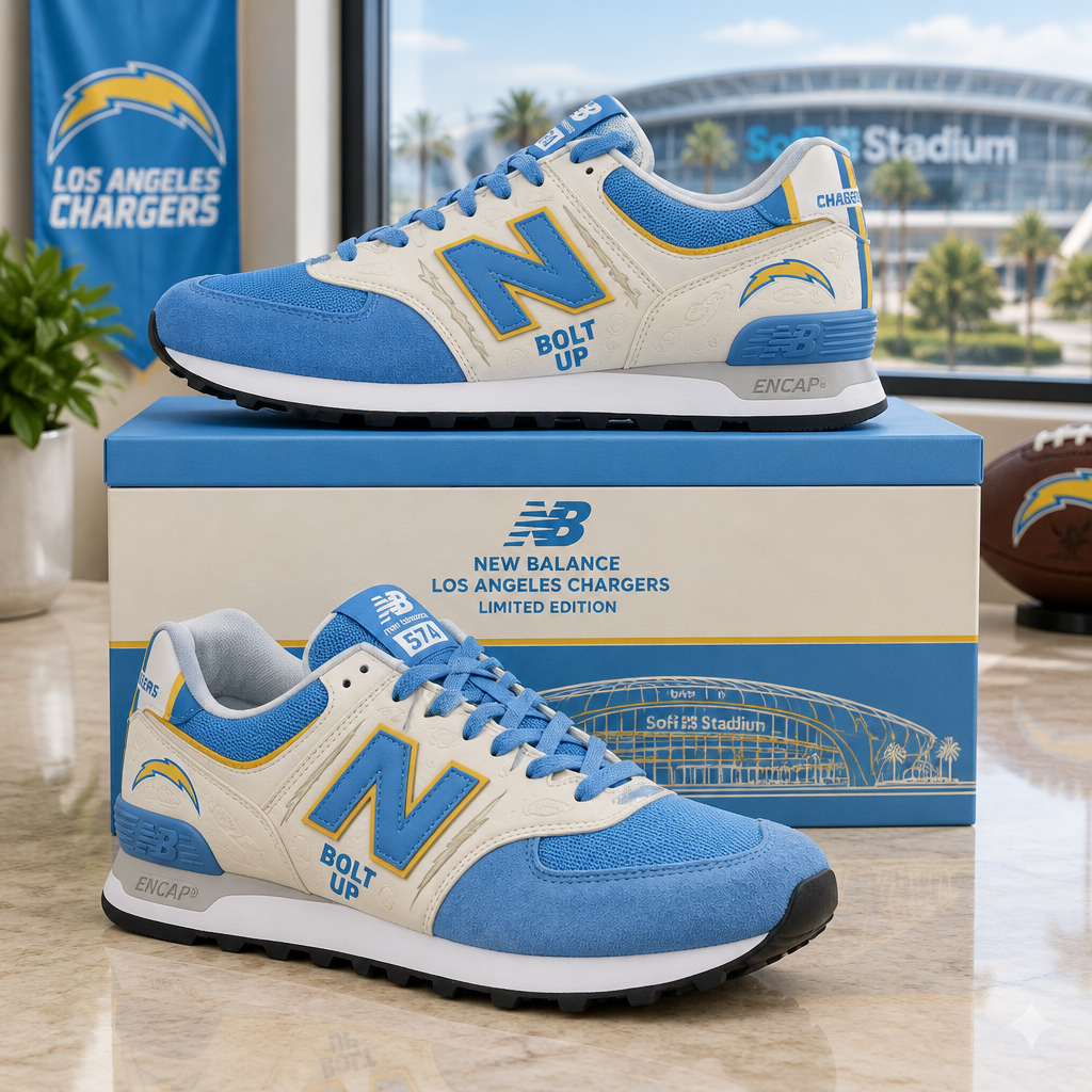 Los Angeles Chargers NB 574 SNEAKER
