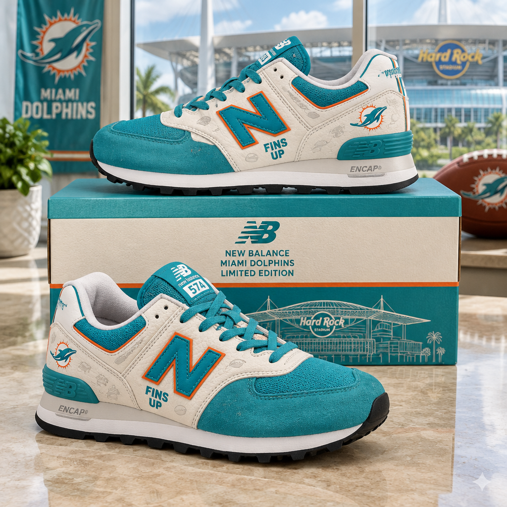 Miami Dolphins NB 574 SNEAKER